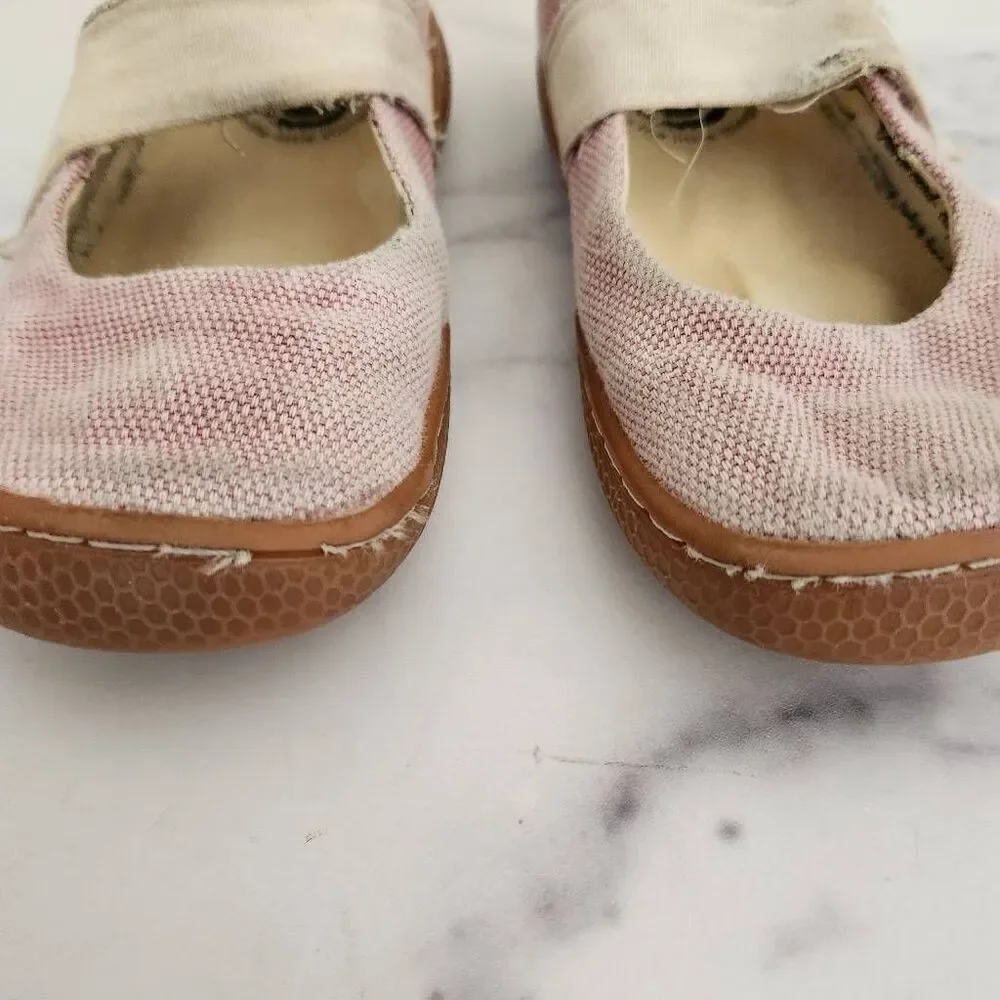 Livie & Luca Carta II light pink fabric mary jane easy to put on minimalist